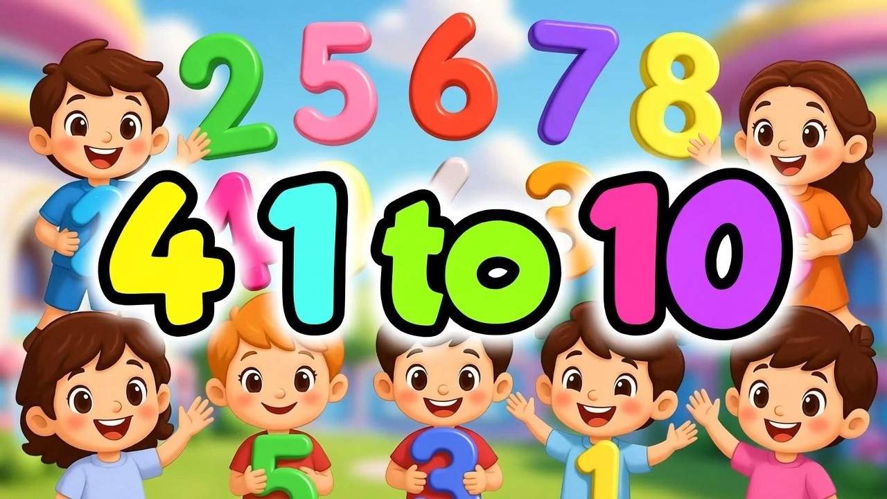 4 1 to 10 萬物英語兒歌大家唱