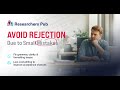 Avoid Research Paper Rejection! Fix Grammar, Clarity & Formatting Before Submission