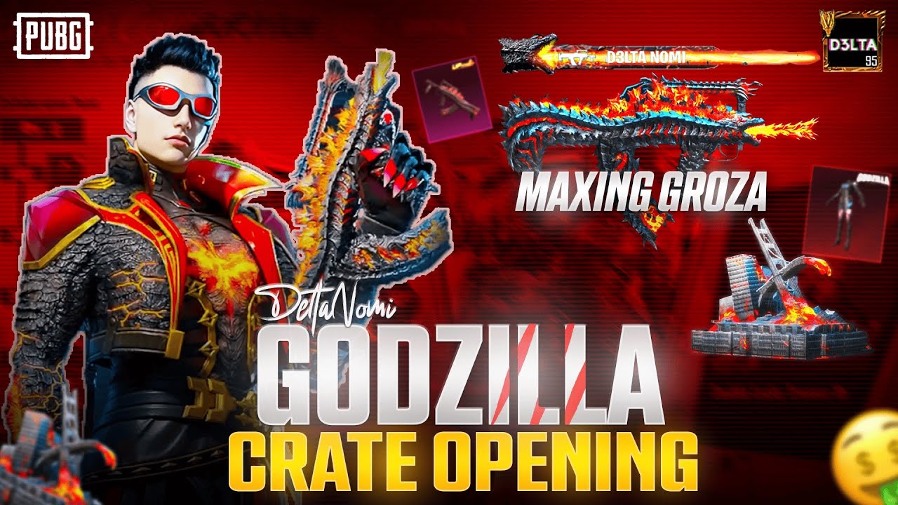 Godzilla Collaboration  | 😊 PUBG MOBILE 🔥