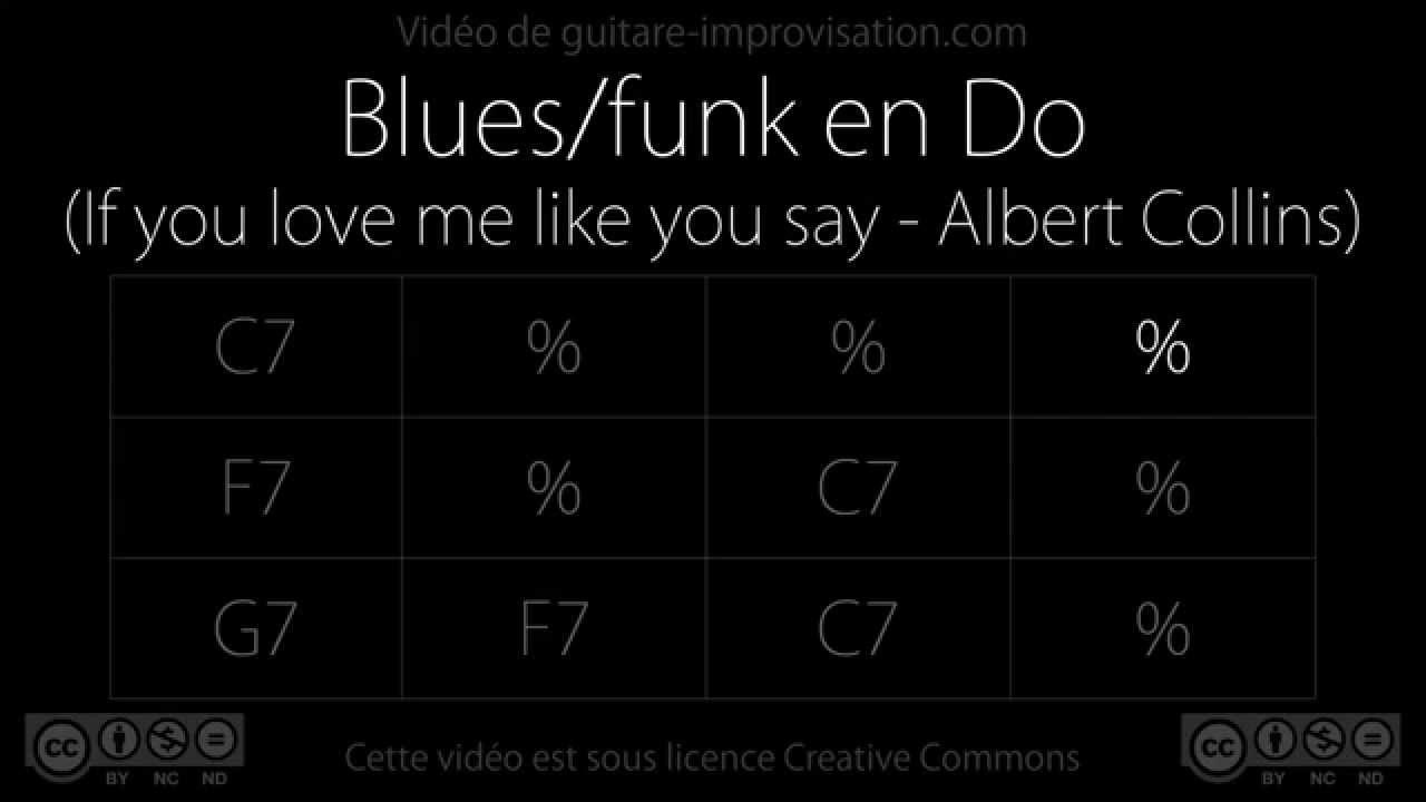 Blues-funk in C (If you love me like you say - Albert Collins) Blues-funk in C (If you love me like you say - Albert Collins)