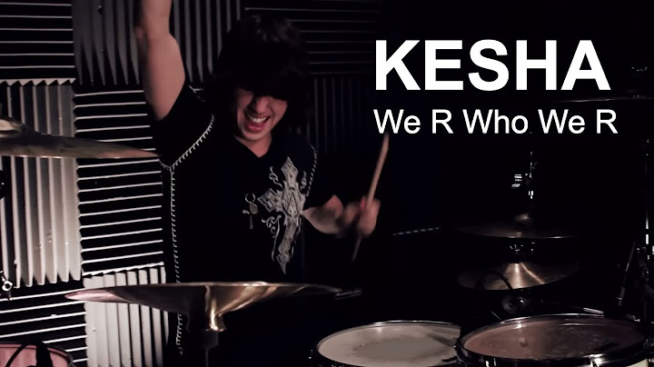 We R Who We R Drums version - Drums performance video thumbnail