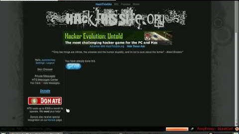 HackThisSite: Realistic 2