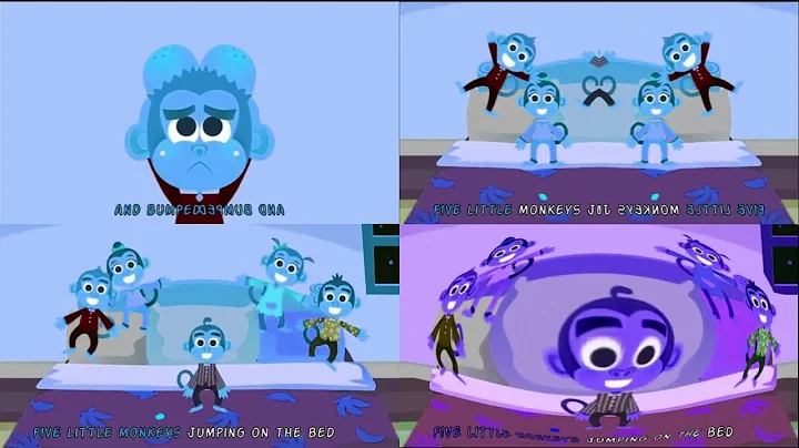 Five Little Monkeys jumping On The Bed Effects Combined Sponsored By Klasky Csupo 2001