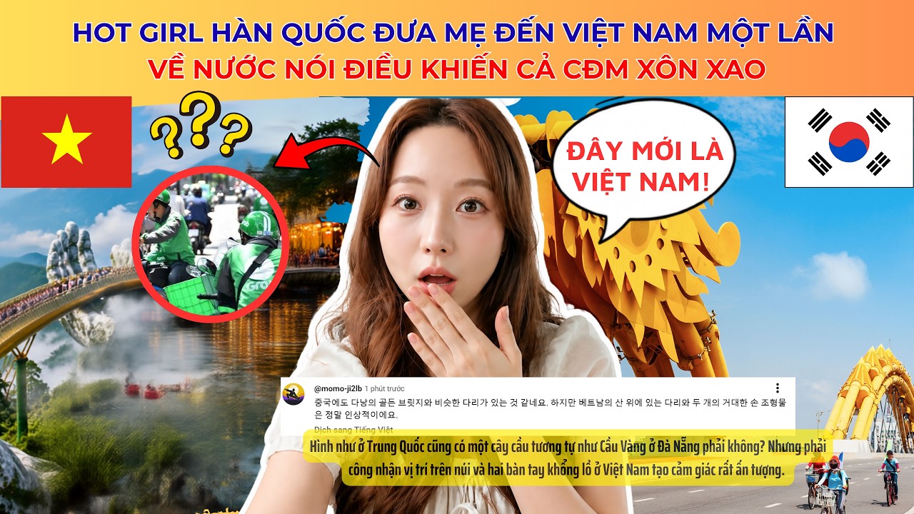HOT GIRL Hàn Quốc Đưa Mẹ Đến Việt Nam Một Lần - Về Nước Nói Điều Khiến Cả CĐM "Xôn Xao"