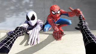 Team SPIDER-MAN vs VENOM Defeat Bad Guys ( Action POV )
