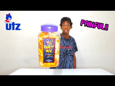 Utz PARTY MIX BARREL Challenge **painful**