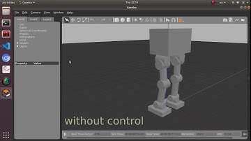 ROS control in gazebo with python script