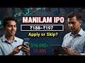 Manilam Industries IPO 2026 📊 | Price, Dates, Business &amp; Full Review