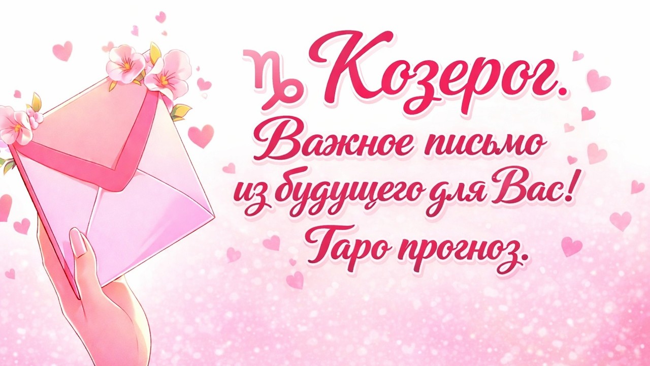 📩 ПИСЬМО ИЗ БУДУЩЕГО: КОЗЕРОГ ♑ О чем вы еще не знаете? ЭТО ШОК! 💯 СБУДЕТСЯ!