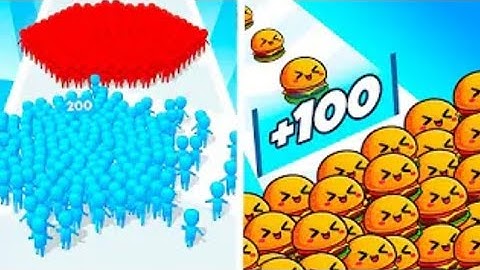 Counter Master vs Food Run | Funny & Satisfying Gameplay