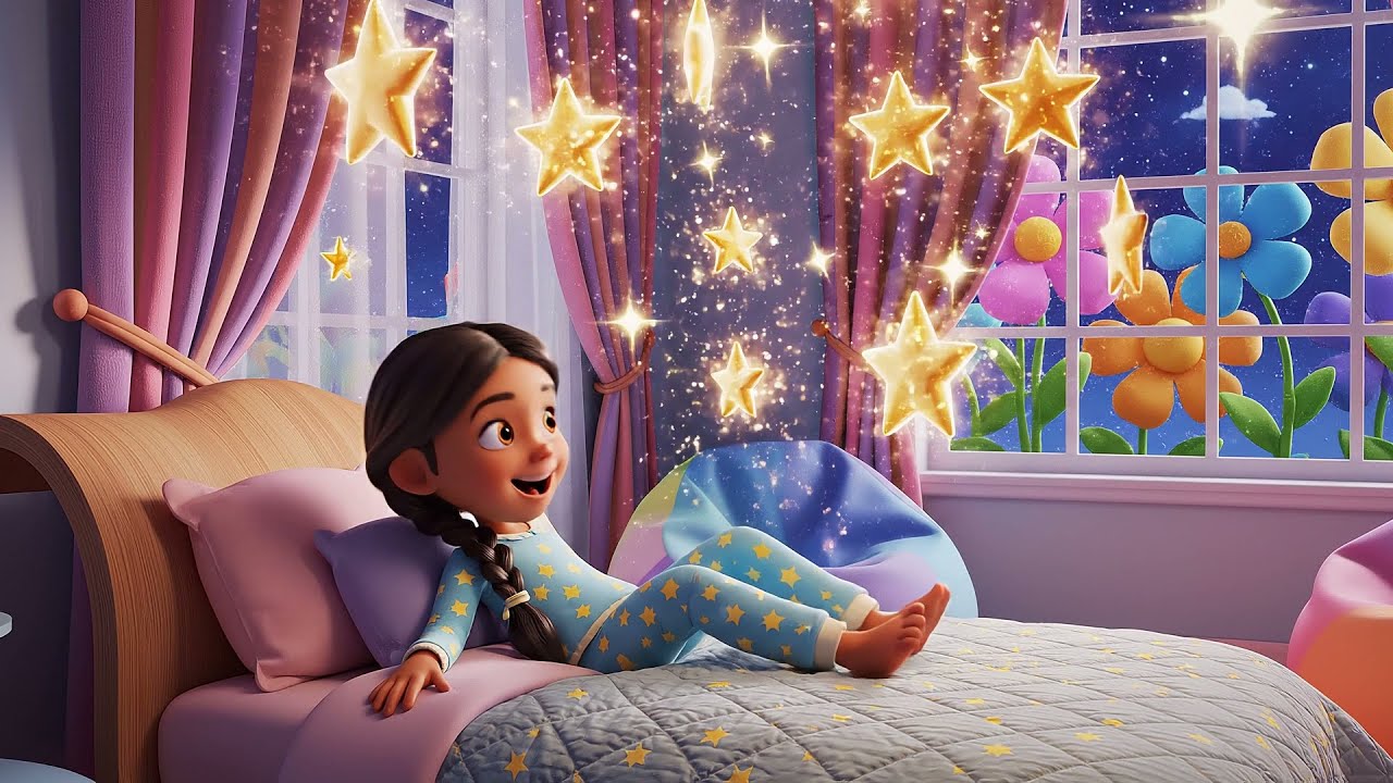 Eight Little Toy Stars Twinkle Twinkle Tw | Nursery Rhymes for Kids & Baby Songs