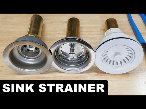 Elkay 3.5-in Stainless Steel Rust Resistant Strainer with Lock