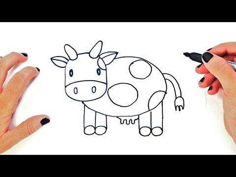 Video: Como Dibujar Una Vaca