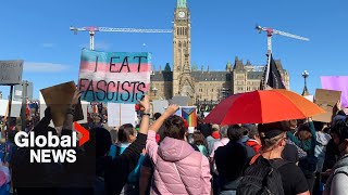 Protests held across Canada over schools' gender diversity policies
