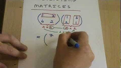 Multiplying 2x2 Matrices