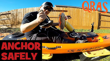 Quick Release Anchor System on the Stealth Fusion 480 and on the Kayak with Anchor Trolley