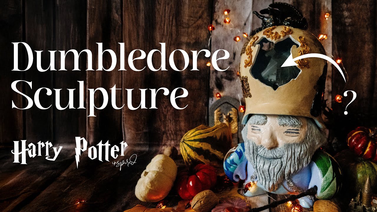Making Harry Potter Sculpture | Dumbledore | Polymer Clay