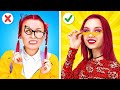  extreme rich vs poor makeover  funny school life and hacks by 123 go global