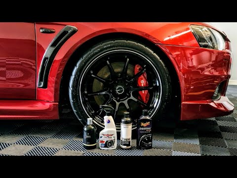 Ultimate Tyre Dressing Comparison | Carpro Perl v Bowdens Tyre Sheen v Nv Onyx v Meguiars Endurance