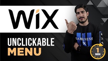 How to Create Unclickable Menu on Wix Editor 2025 | wix unclickable menu | wix menu not clickable