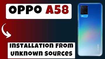 Oppo A58 Installation From Unknown Sources || Install Apps From Unknown Sources