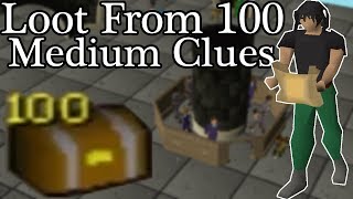 Celebrity Loot From 100 Medium Clue Caskets (OSRS) Profile