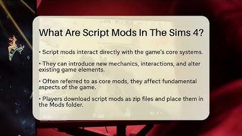 What Are Script Mods In The Sims 4? - Video Gamers Vault