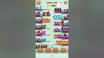 Bird Sort 2: Color Puzzle Level 388 #games #gaming #gameplay