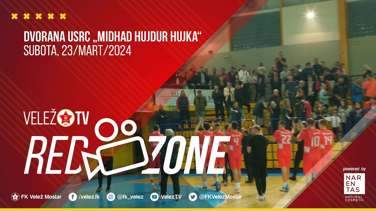 RED ZONE  I 16. kolo Prva liga FBiH  I  RK Velež - SRK Zrinjski  28:26