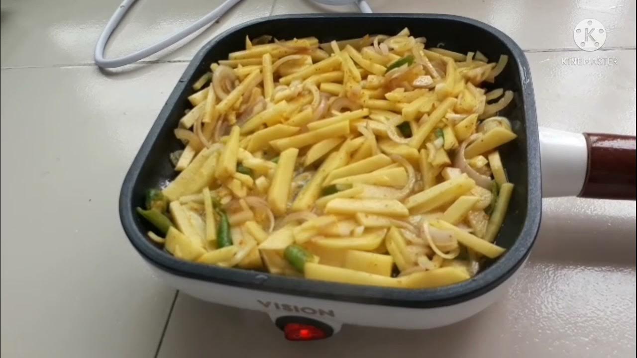 Vision Electric Fry Pan কিভাবে আলু ভাজি করবেন শিখুন ? How to frying