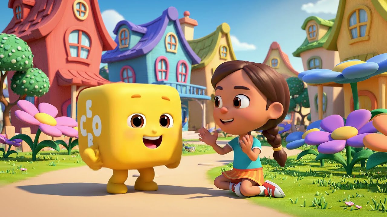 Geometry Dash Cube Baby Missed the Beat | Nursery Rhymes for Kids & Baby Songs