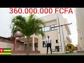 A 360.000.000 FCFA CETTE NOUVELLE VILLA LUXUEUSE EST MISE SUR LE MARCHE A HEDZRANAWE LOME TOGO