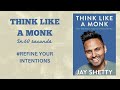 Think like a monk read in 60 seconds motivation motivational intentions book booksummary