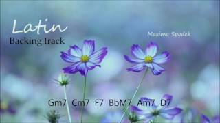MODERN LATIN BACKING TRACK IN G FOR GUITAR, PIANO, SAXOPHONE, FLUTE AND PERCUSSION chords