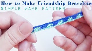 Here's an easy to follow tutorial on how make this simple wave pattern
friendship bracelet. it's a fairly simple, follow, and only has 12 ...