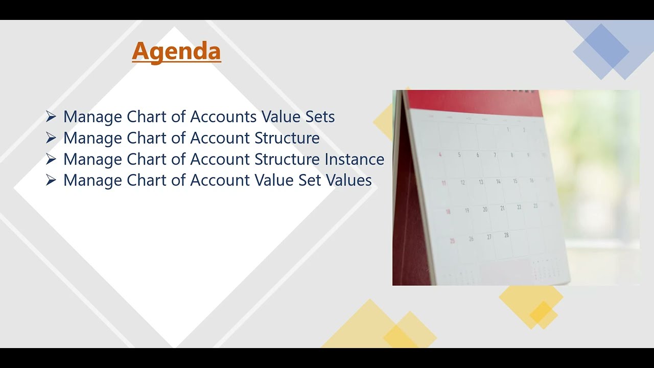 Manage Chart of Accounts Value Sets, Structure, Structure Instance and COA Values (Oracle Fusion)