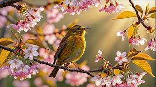 Relaxing Bird Songs & Piano Violin Music 🎻🌿 4K Nature Soundscape for Sleep, Study & Stress Relief