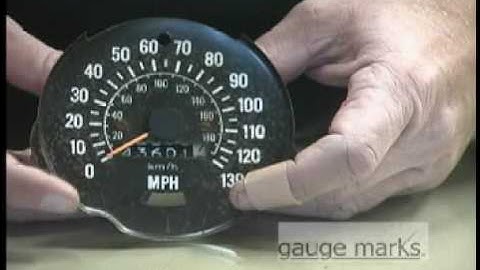 gauge marks™ - Camaro and Firebird Trans Am DIY gauge face restoration packages