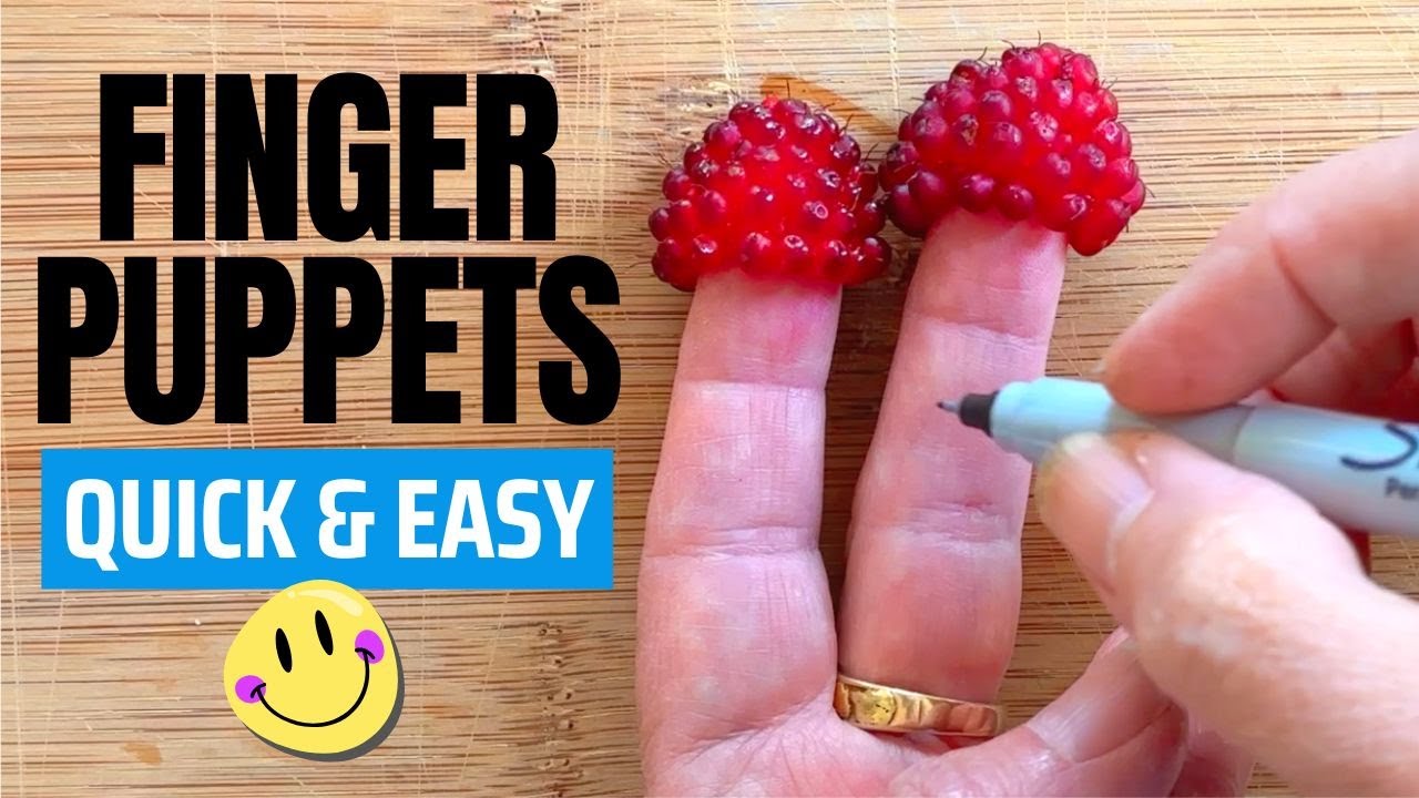 How to Make Finger Puppets Fun Garden Craft For All Ages YouTube