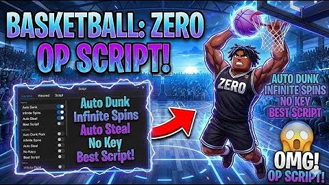 Basketball: Zero New Script, Auto Dunk & Infinite Spins & more - 2025