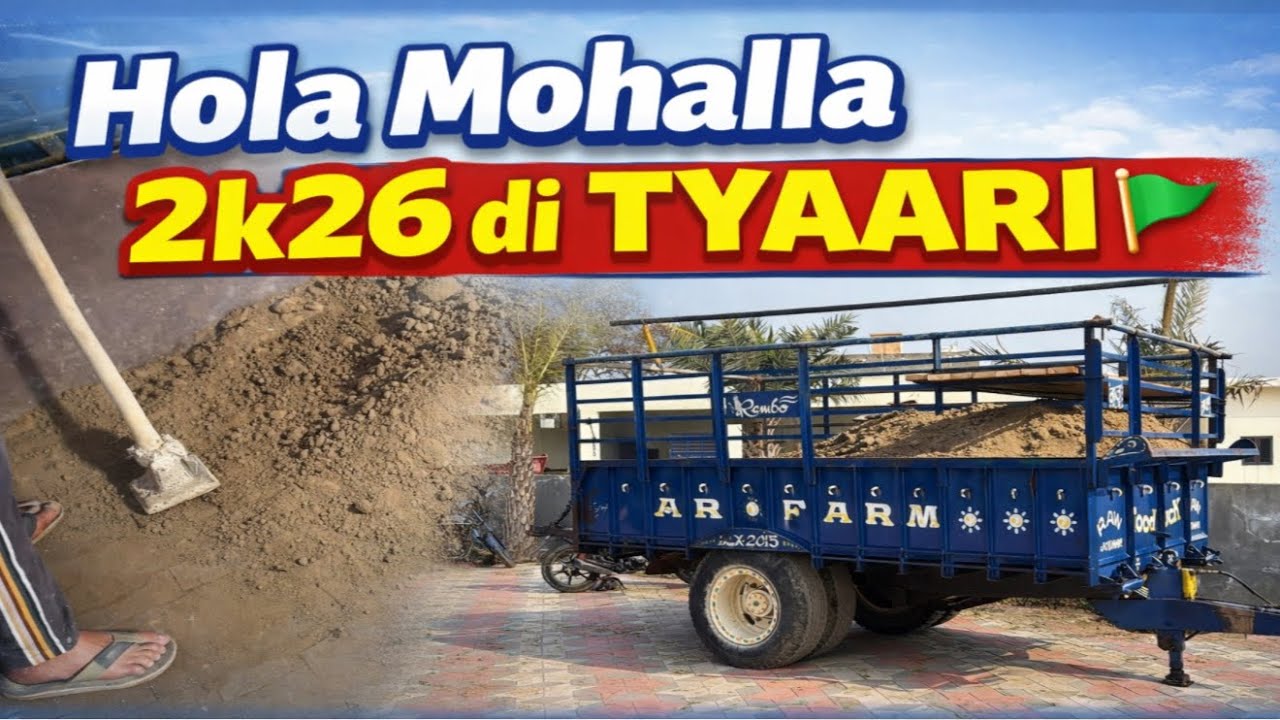 Hola Mohalle lai trali lage krn tyaar✅//Green Horse v full tyaar⛳️