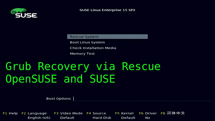 Grub2 Reinstall Tutorial Opensuse