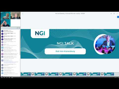 NGI Talk: Rob van Kranenburg - "From early NGI to now: A journey"