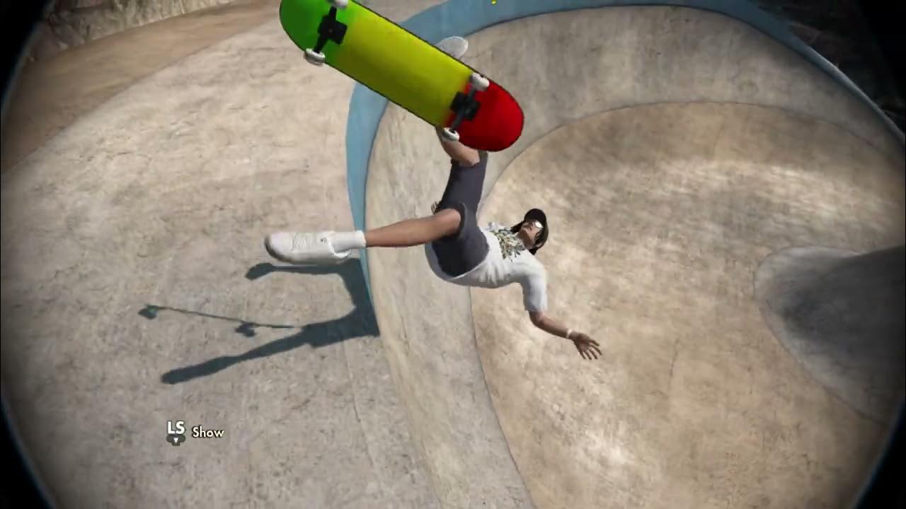 How To Do A Handplant In Skate 3 Skate 3 Tre flip Dark Catch Handplant - YouTube