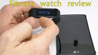 Pedometer and Fitness tracker bracelet with call/text notifications screenshot 4