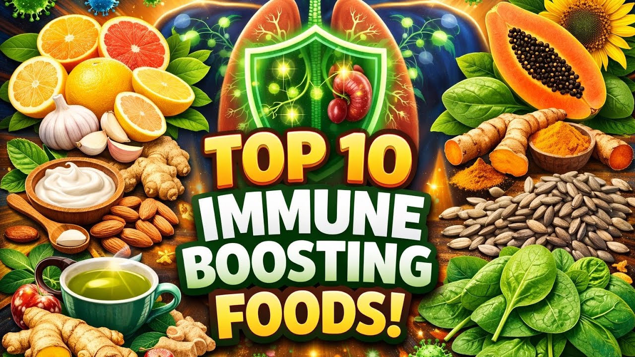 Top 10 Foods That Boost Your Immune System Naturally - YouTube