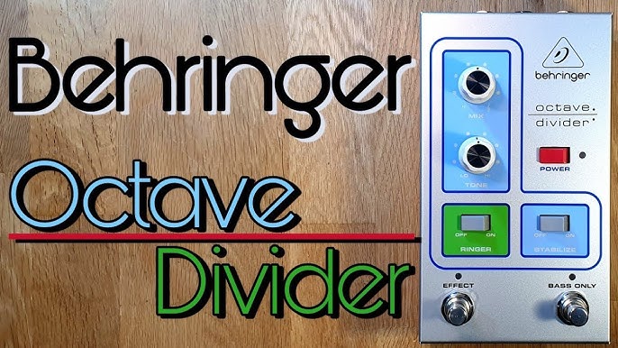 Behringer Product OCTAVE DIVIDER
