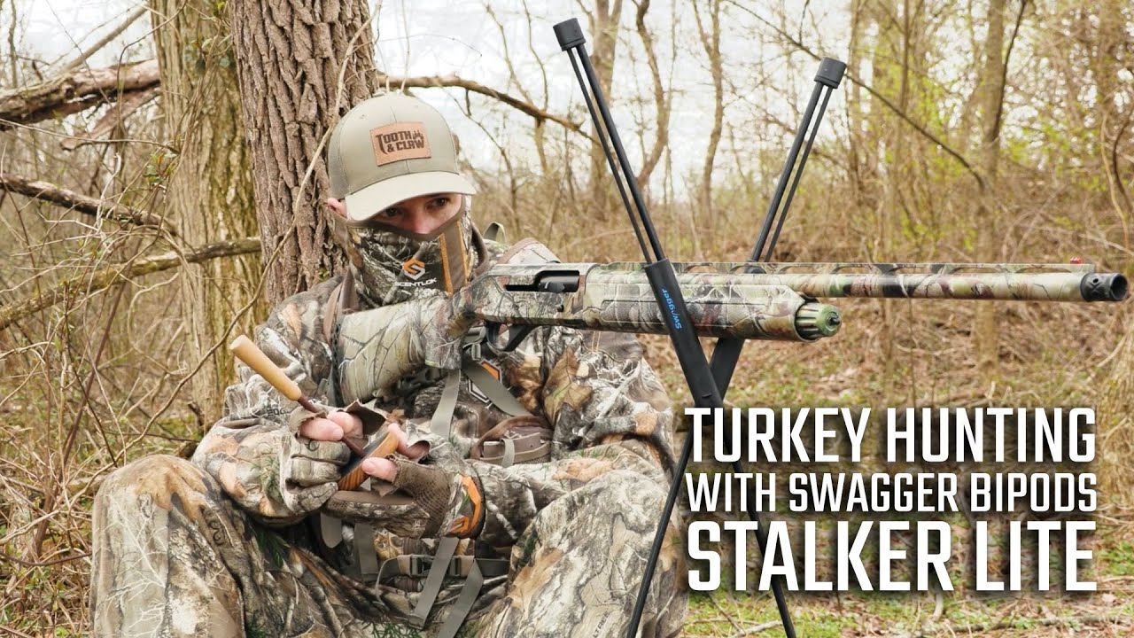 Turkey Hunting With Swagger Bipods Stalker Lite