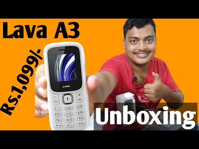Best Features Phone Under 1,000/-|| Lava A3 Unboxing and It's Features.  Best keypad Phone Under 1000 - YouTube