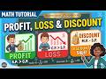 Master Profit, Loss &amp; Discount! 📊 | Formulas, Tricks &amp; Solved Examples